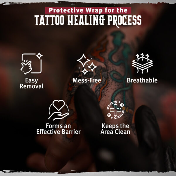 Hustle Butter Tattoo Aftercare Wrap - PROFESSIONAL SIZE - Image 2