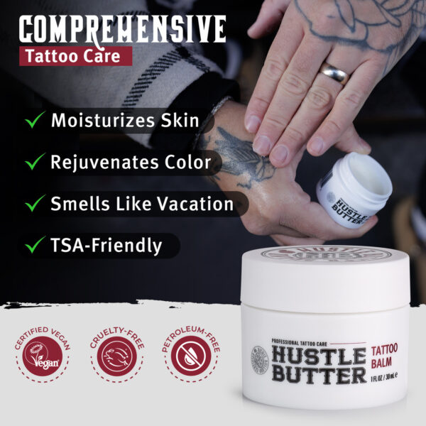 Hustle Butter Deluxe Tattoo Balm – 1 fl oz - Image 4