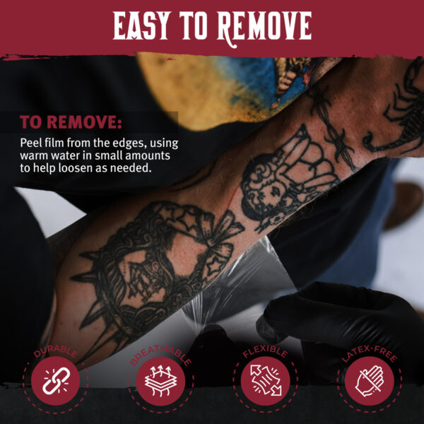 Hustle Butter Tattoo Aftercare Wrap - PROFESSIONAL SIZE - Image 3
